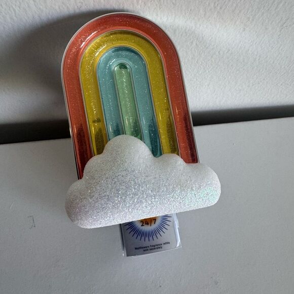 Bath & Body Works Neon Rainbow Nightlight Wallflowers Plug In - Picture 7 of 8
